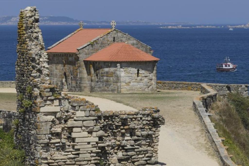 Apartamento Acogedor En La Playa De La Lanzada Санхенхо Экстерьер фото